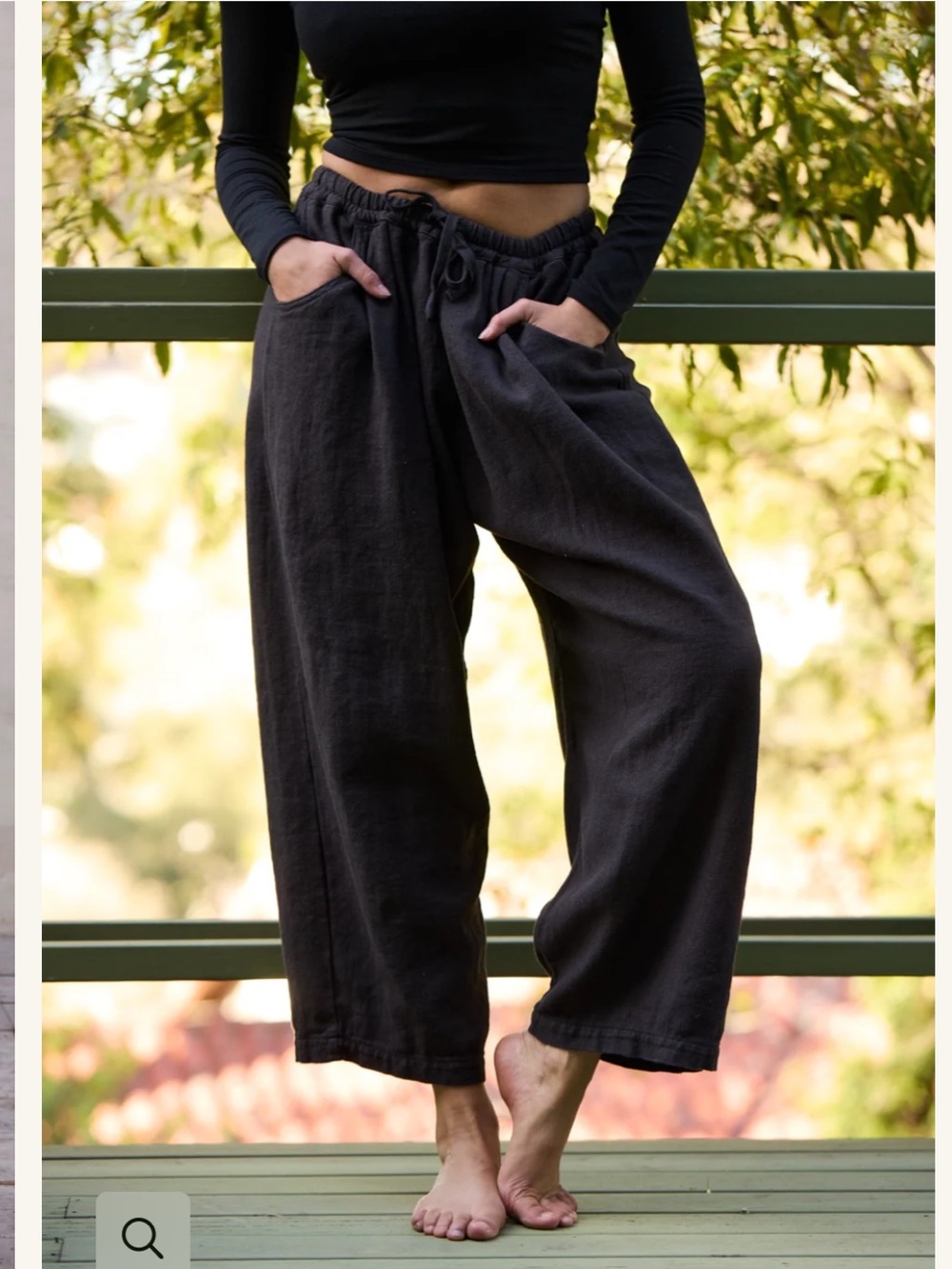 SOKOI Laurel Hemp Pants cotton/hemp blend size xs